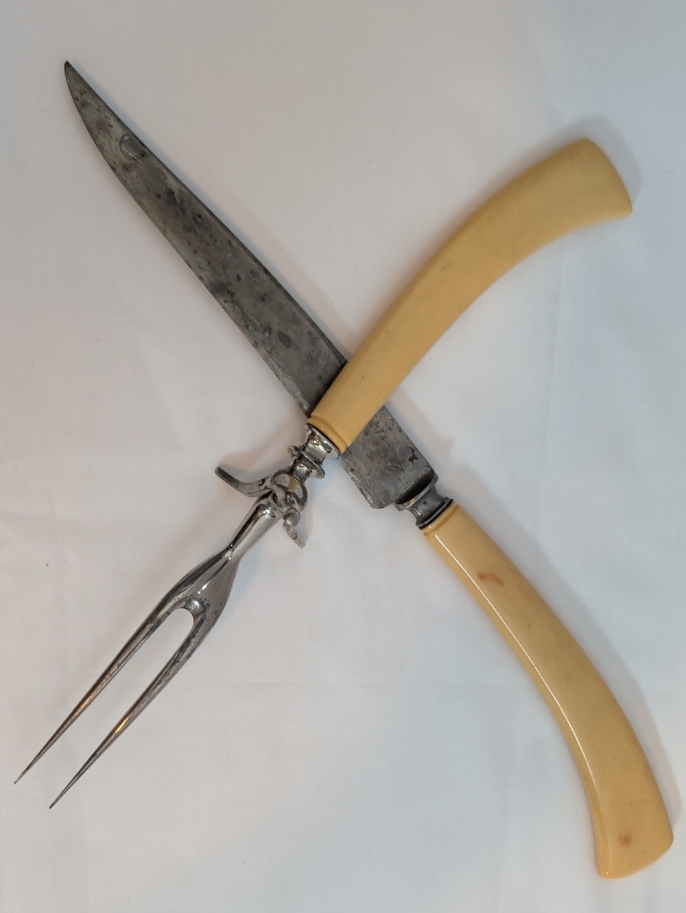 Vintage Landers Carving Set - Classic Two-Piece Knife & Fork